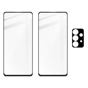 Wholesale Bizon Glass Edge 2x tempered glass + lens protection Samsung Galaxy A72 5G black - BIZ7561 - {ean13} - Hurt