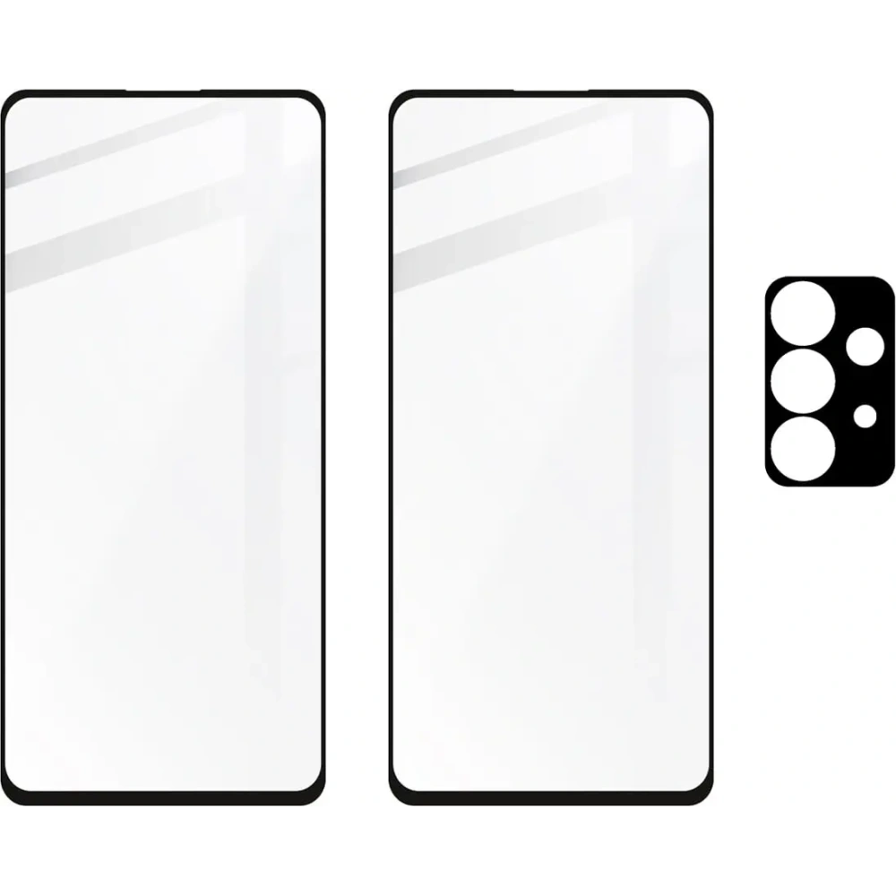 Wholesale Bizon Glass Edge 2x tempered glass + lens protection Samsung Galaxy A72 5G black - BIZ7561 - {ean13} - Hurt