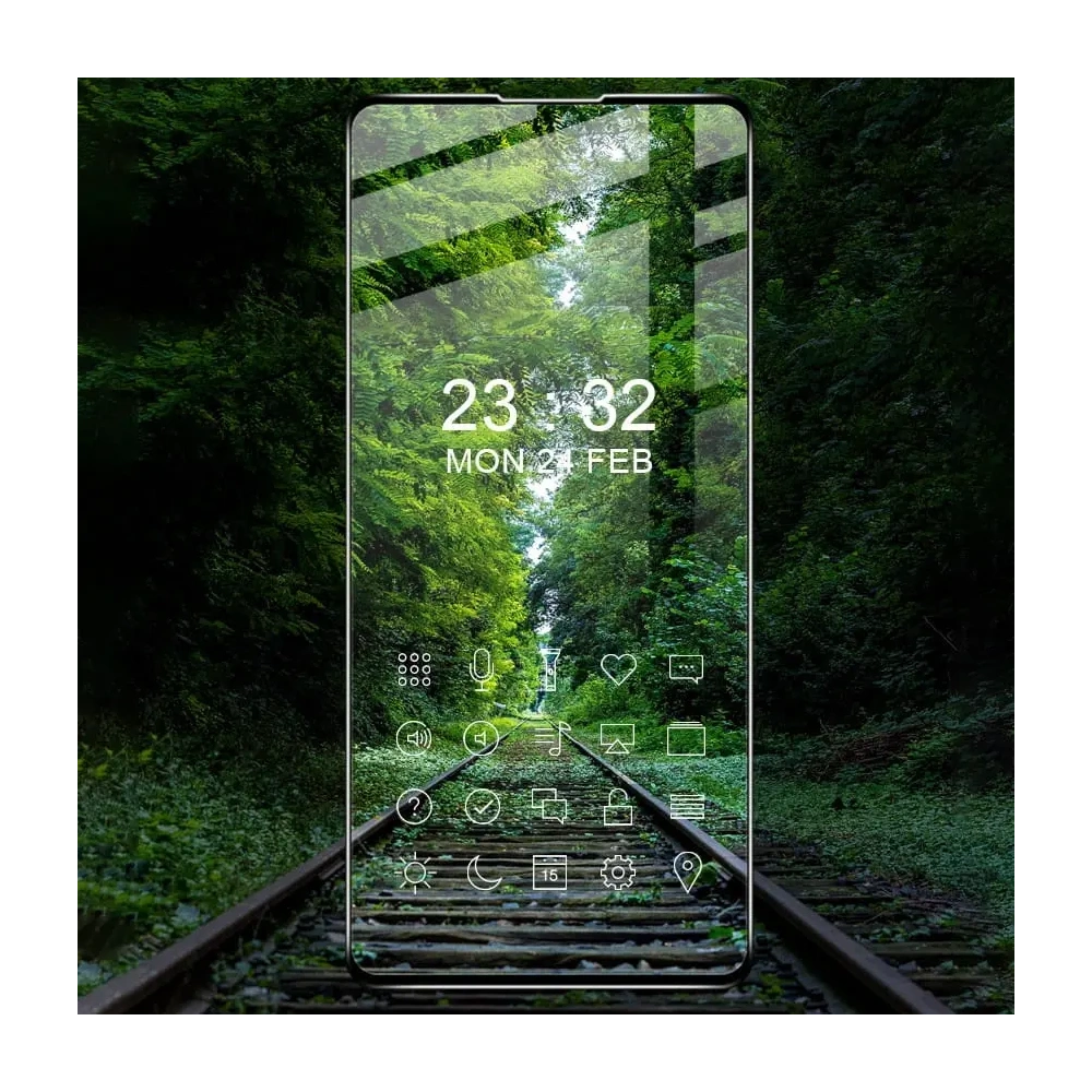 Hurtownia GSM - Szkło hartowane Bizon Glass Edge - 2 sztuki + ochrona na obiektyw, Galaxy A72 5G, czarne - BIZ7561 - {ean13} - Hurt