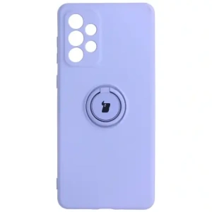 Wholesale Bizon Case Silicone Ring Samsung Galaxy A73 5G light purple - BIZ1239 - {ean13} - Hurt