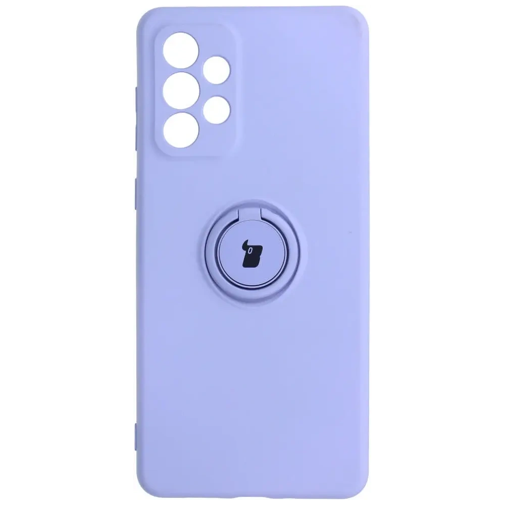 Hurtownia GSM - Etui Bizon Case Silicone Ring do Samsung Galaxy A73 5G jasnofialové - BIZ1239 - {ean13} - Hurt