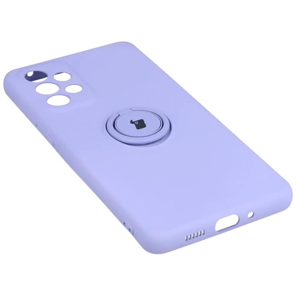 Hurtownia GSM - Etui Bizon Case Silicone Ring do Samsung Galaxy A73 5G jasnofialové - BIZ1239 - {ean13} - Hurt