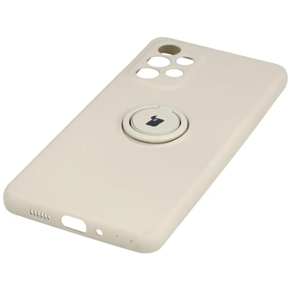 Hurtownia GSM - Etui Bizon Case Silicone Ring do Samsung Galaxy A73 5G béžové - BIZ1240 - {ean13} - Hurt