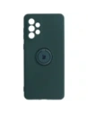 Bizon Case Silicone Ring Samsung Galaxy A73 5G dark green