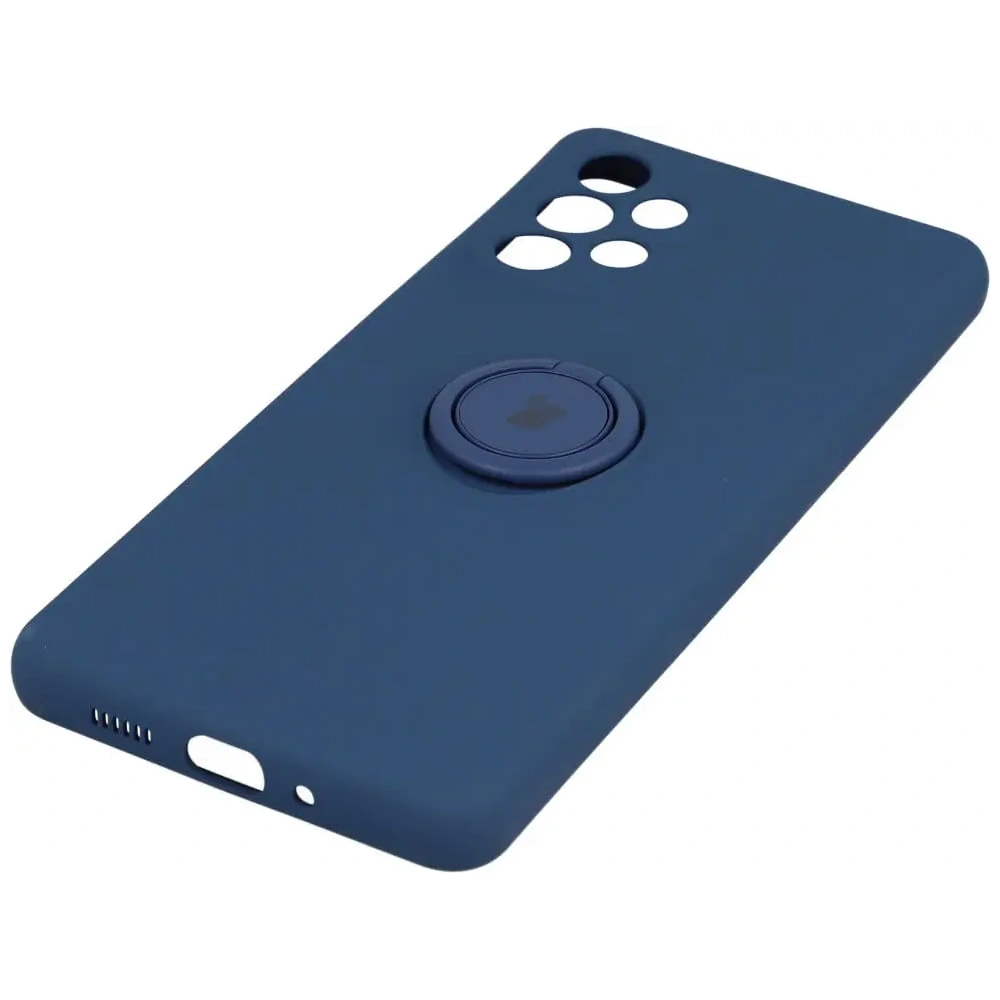Hurtownia GSM - Etui Bizon Case Silicone Ring do Samsung Galaxy A73 5G modré - BIZ1242 - {ean13} - Hurt