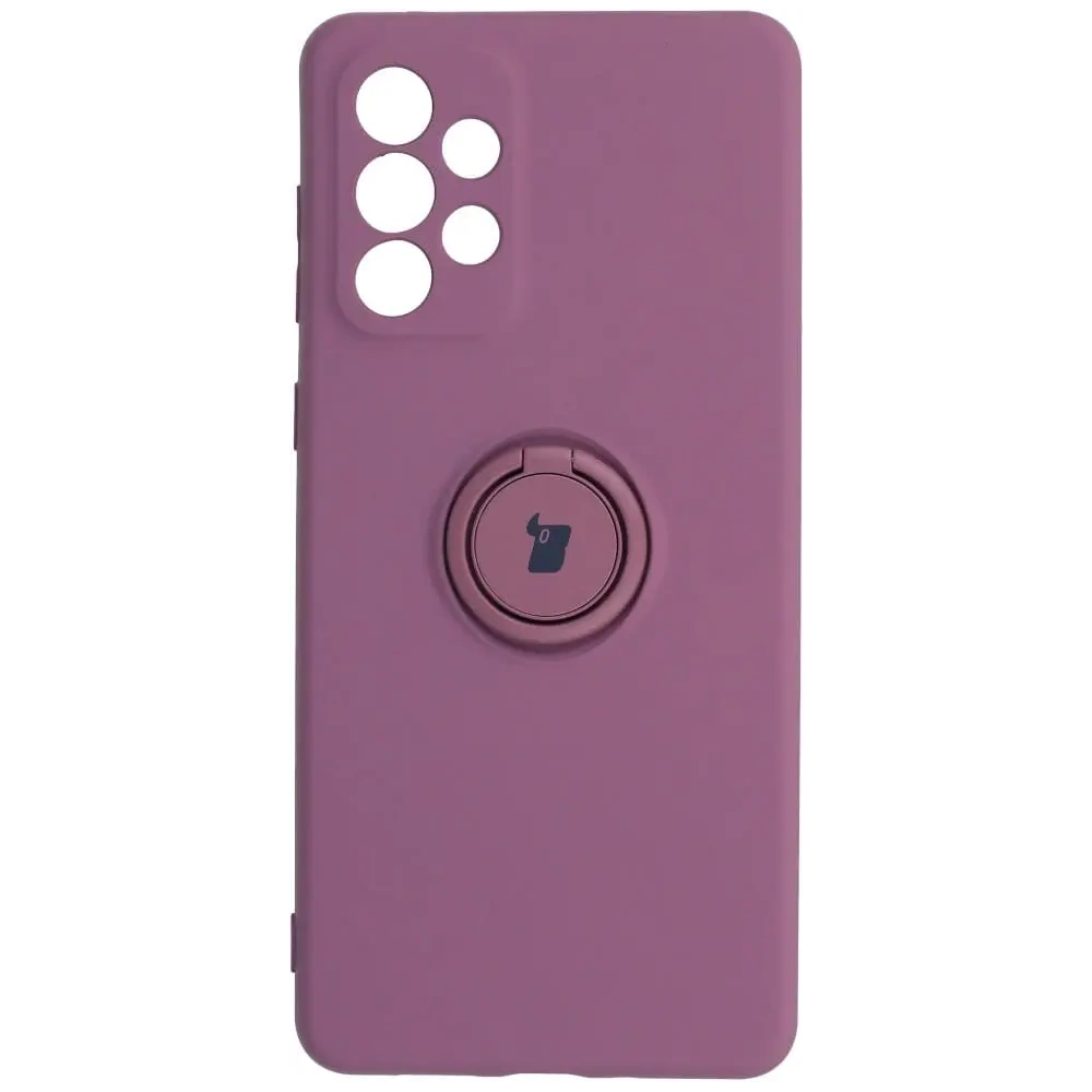 Hurtownia GSM - Etui Bizon Case Silicone Ring do Samsung Galaxy A73 5G tmavě fialové - BIZ1243 - {ean13} - Hurt