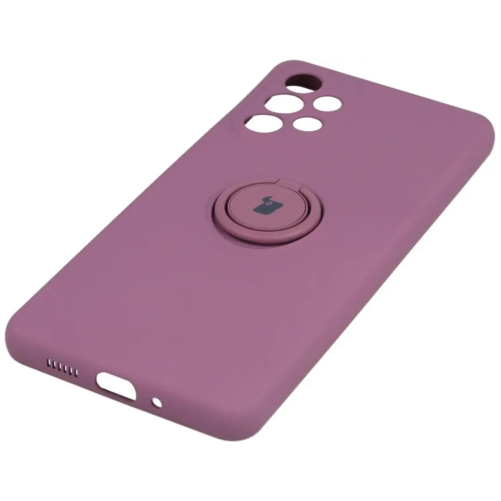 Hurtownia GSM - Etui Bizon Case Silicone Ring do Samsung Galaxy A73 5G tmavě fialové - BIZ1243 - {ean13} - Hurt