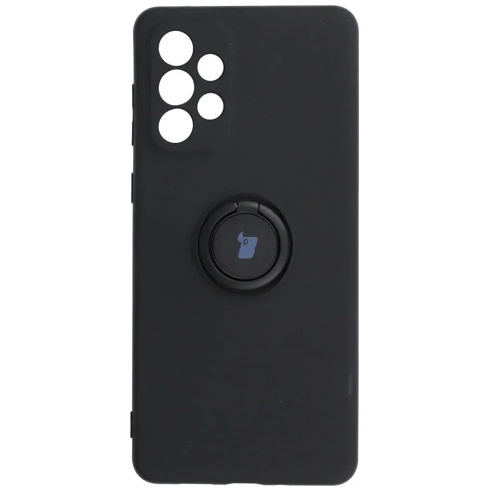 Hurtownia GSM - Etui Bizon Case Silicone Ring do Samsung Galaxy A73 5G černé - BIZ1245 - {ean13} - Hurt