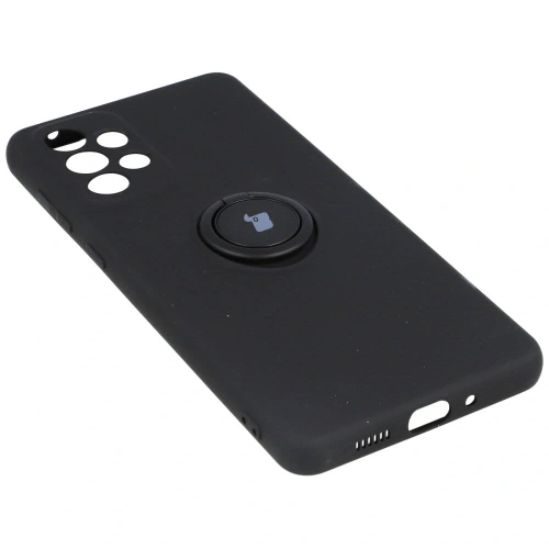 Etui Bizon Case Silicone Ring do Samsung Galaxy A73 5G czarne