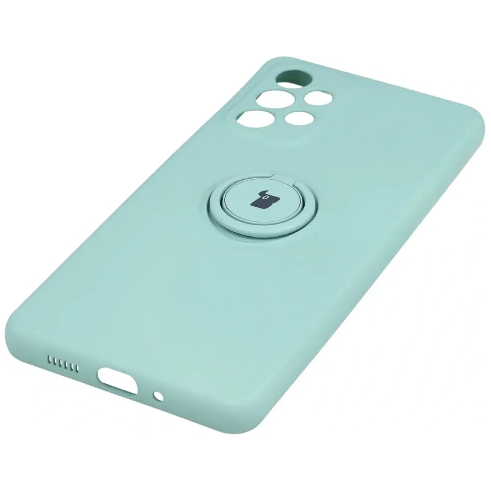 Wholesale Bizon Case Silicone Ring Samsung Galaxy A73 5G turquoise - BIZ7564 - {ean13} - Hurt