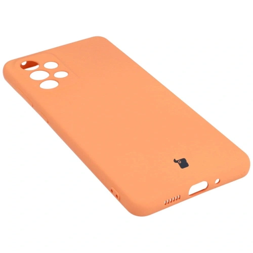 Etui Bizon Case Silicone do Samsung Galaxy A73 5G pomarańczowe