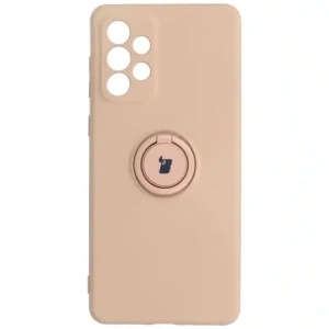 Hurtownia GSM - Etui Bizon Case Silicone Ring do Samsung Galaxy A73 5G jasnorůžové - BIZ1250 - {ean13} - Hurt