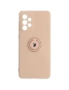 Hurtownia GSM - Etui Bizon Case Silicone Ring do Samsung Galaxy A73 5G jasnorůžové - BIZ1250 - {ean13} - Hurt