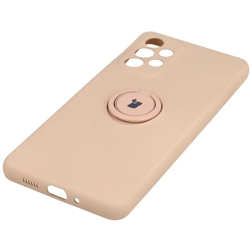 Hurtownia GSM - Etui Bizon Case Silicone Ring do Samsung Galaxy A73 5G jasnorůžové - BIZ1250 - {ean13} - Hurt