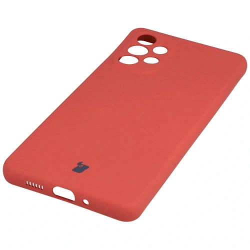 Etui Bizon Case Silicone do Samsung Galaxy A73 5G ciemny róż