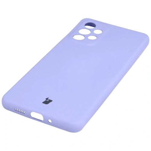 Etui Bizon Case Silicone do Samsung Galaxy A73 5G jasnofioletowe