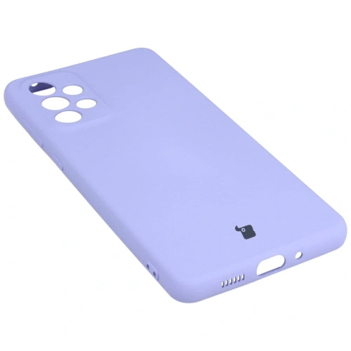Etui Bizon Case Silicone do Samsung Galaxy A73 5G jasnofioletowe
