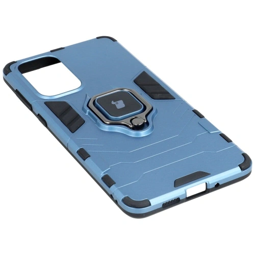 Etui Bizon Case Armor Ring do Samsung Galaxy A73 5G niebieskie