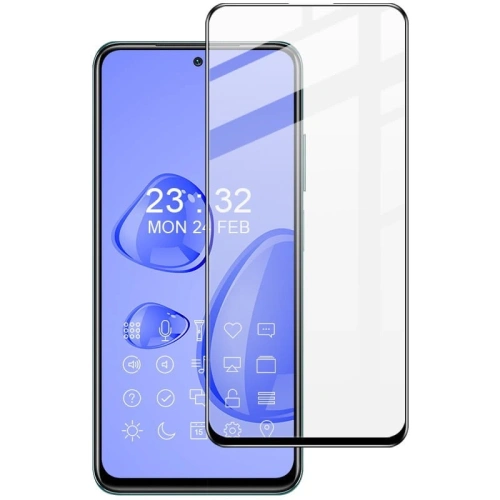 Szkło hartowane Bizon Glass Edge - [2 PACK] + ochrona na obiektyw Samsung Galaxy A73 czarne