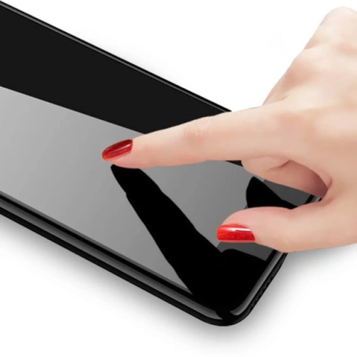 Szkło hartowane Bizon Glass Edge - [2 PACK] + ochrona na obiektyw Samsung Galaxy A73 czarne