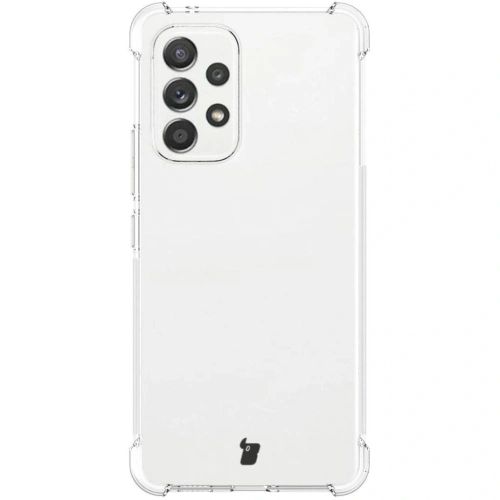 Etui + 2x szkło na ekran + obiektyw Bizon Case Clear Pack do Samsung Galaxy A73 5G przezroczyste