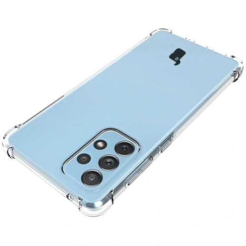 Etui + 2x szkło na ekran + obiektyw Bizon Case Clear Pack do Samsung Galaxy A73 5G przezroczyste