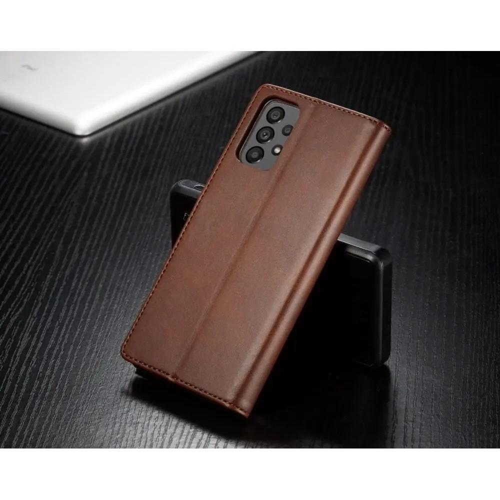 Hurtownia GSM - Etui Bizon Case Wallet do Samsung Galaxy A73 5G tmavě hnědé - BIZ1262 - {ean13} - Hurt