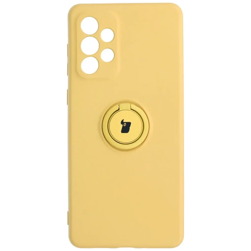 Hurtownia GSM - Etui Bizon Case Silicone Ring do Samsung Galaxy A73 5G žluté - BIZ1263 - {ean13} - Hurt