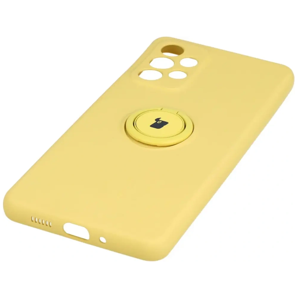 Hurtownia GSM - Etui Bizon Case Silicone Ring do Samsung Galaxy A73 5G žluté - BIZ1263 - {ean13} - Hurt