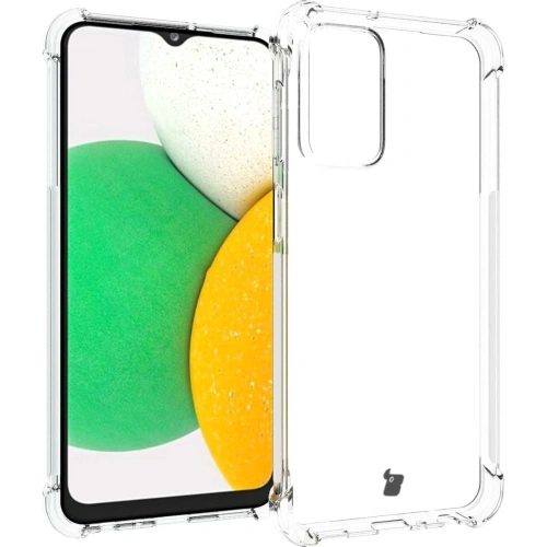 Etui + 2x szkło na ekran + szkło na obiektyw Bizon Case Clear Pack do Samsung Galaxy M13 / M23 5G przezroczyste