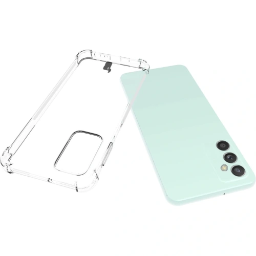 Etui + 2x szkło na ekran + szkło na obiektyw Bizon Case Clear Pack do Samsung Galaxy M13 / M23 5G przezroczyste