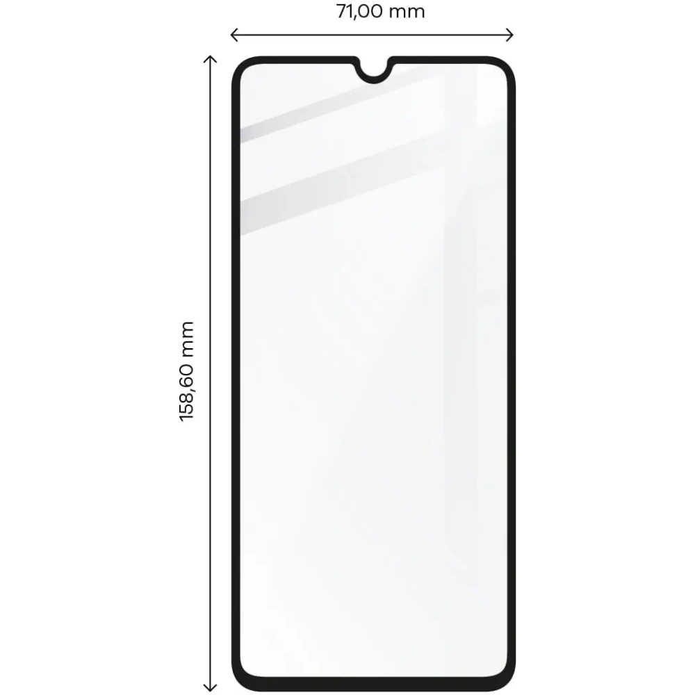 Hurtownia GSM - Bizon Glass Edge Samsung Galaxy M13 / M23 5G negru - BIZ1270 - {ean13} - Hurt