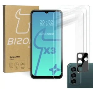 Hurtownia GSM - Bizon Glas Klar 3x gehärtetes Glas + Linsenglas Samsung Galaxy M13 / M23 5G - BIZ7577 - {ean13} - Hurt
