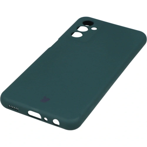 Etui Bizon Case Silicone do Samsung Galaxy M13 / M23 5G ciemnozielone
