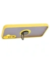 Wholesale Bizon Case Hybrid Ring Samsung Galaxy M14 5G smoky with a yellow frame - BIZ1278 - {ean13} - Hurt