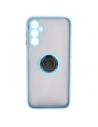 Hurtownia GSM - Etui z uchwytem na palec Bizon Case Hybrid Ring do Samsung Galaxy M14 5G przydymione z jasnoniebieską ramką - BIZ1279 - {ean13} - Hurt