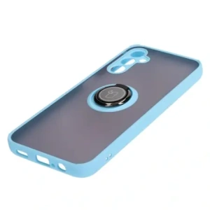 Hurtownia GSM - Bizon Case Hybrid Ring Samsung Galaxy M14 5G rauchig mit einem hellblauen Rahmen - BIZ1279 - {ean13} - Hurt