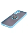 Hurtownia GSM - Etui z uchwytem na palec Bizon Case Hybrid Ring do Samsung Galaxy M14 5G kouřové s jasně modrým rámem - BIZ1279 - {ean13} - Hurt