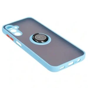 Hurtownia GSM - Bizon Case Hybrid Ring Samsung Galaxy M14 5G rauchig mit einem hellblauen Rahmen - BIZ1279 - {ean13} - Hurt