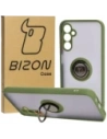 Hurtownia GSM - Etui s úchopem na prst Bizon Case Hybrid Ring pro Samsung Galaxy M14 5G kouřové se zeleným rámem - BIZ1282 - {ean13} - Hurt