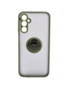Hurtownia GSM - Etui s úchopem na prst Bizon Case Hybrid Ring pro Samsung Galaxy M14 5G kouřové se zeleným rámem - BIZ1282 - {ean13} - Hurt