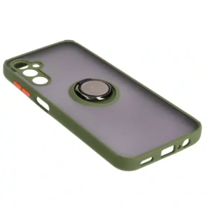 Hurtownia GSM - Bizon Case Hybrid Ring Samsung Galaxy M14 5G rauchig mit einem grünen Rahmen - BIZ1282 - {ean13} - Hurt