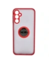 Hurtownia GSM - Etui s úchopem na prst Bizon Case Hybrid Ring pro Samsung Galaxy M14 5G kouřové s červeným rámem - BIZ1286 - {ean13} - Hurt