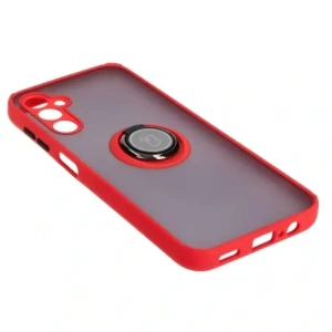 Hurtownia GSM - Bizon Case Hybrid Ring Samsung Galaxy M14 5G rauchig mit einem roten Rahmen - BIZ1286 - {ean13} - Hurt