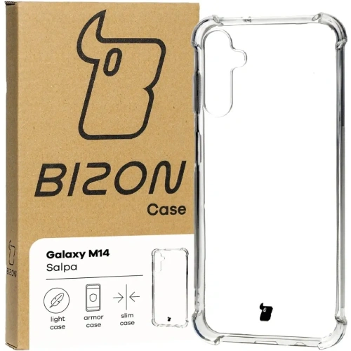 Elastyczne etui Bizon Case Salpa do Samsung Galaxy M14 5G przezroczyste