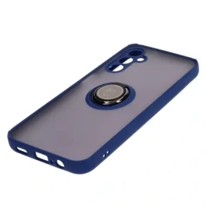 Hurtownia GSM - Bizon Case Hybrid Ring Samsung Galaxy M14 5G rauchig mit einem navyblauen Rahmen - BIZ1290 - {ean13} - Hurt