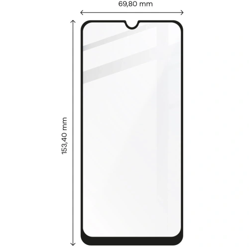 Szkło hartowane Bizon Glass Edge do Samsung Galaxy A22 4G / M22 czarne