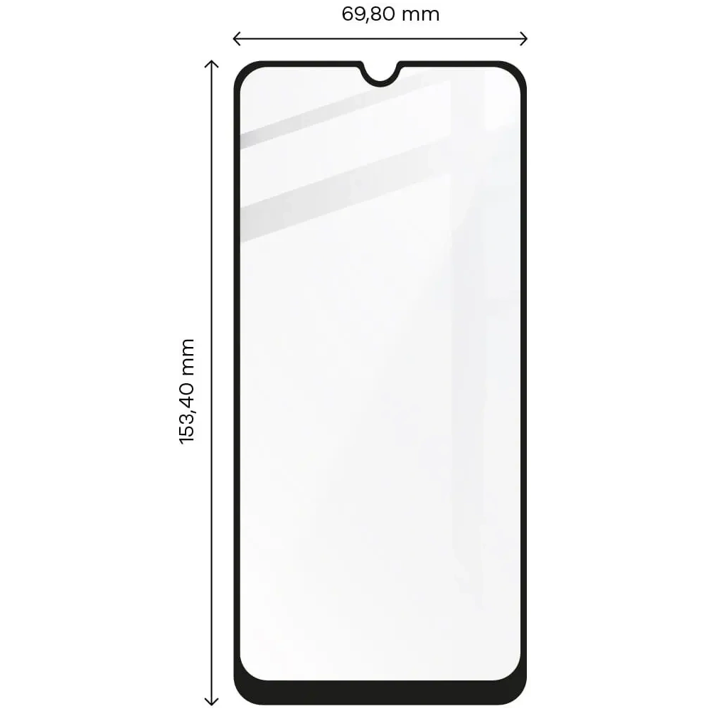 Hurtownia GSM - Bizon Glass Edge Samsung Galaxy A22 4G / M22 fekete - BIZ1297 - {ean13} - Hurt