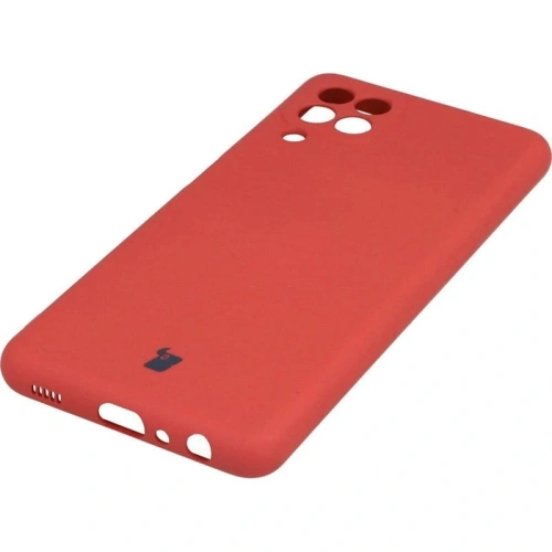 Etui Bizon Case Silicone do Samsung Galaxy A22 4G / M22 ciemny róż