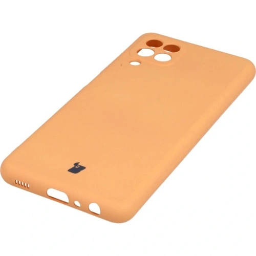 Etui Bizon Case Silicone do Samsung Galaxy A22 4G / M22 pomarańczowe